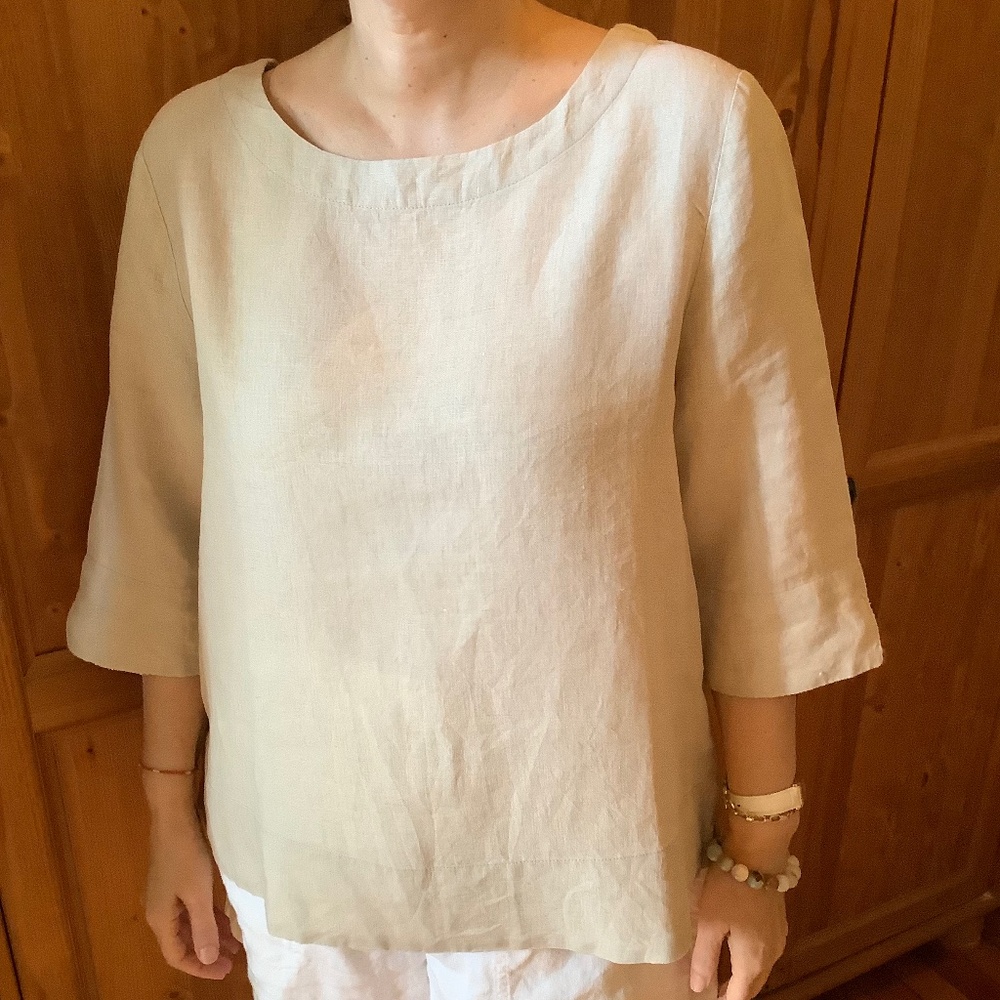 Sympli Linen Top S